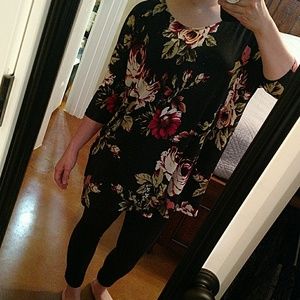 Zig Zag Stripe floral box top